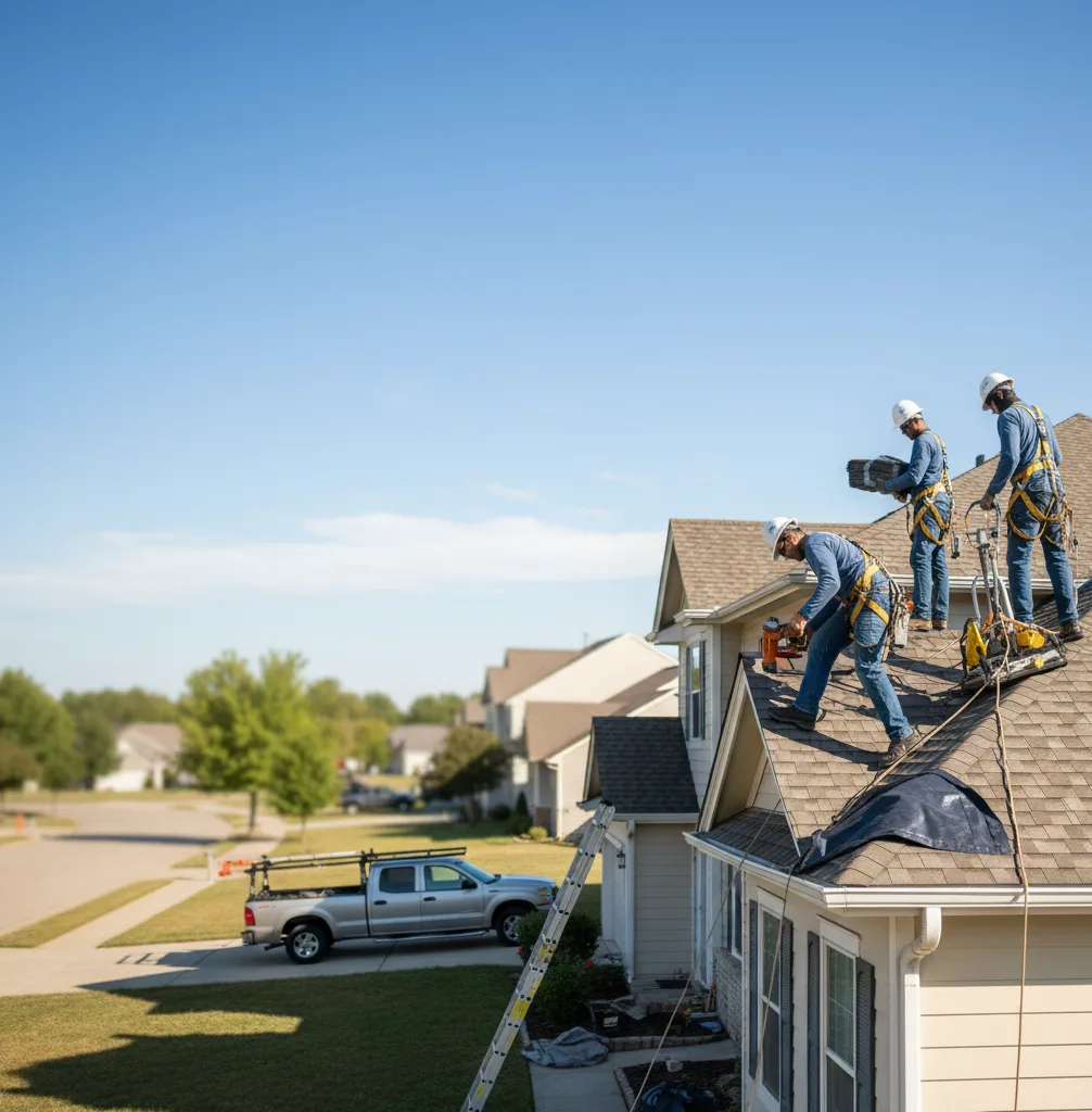 Roof Repair in Blue Rock